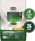 Nutrish Grain Free Dry Dog Food, Chicken & Sweet Potato Recipe, 26 lb. Bag (Rachael Ray)