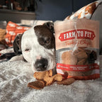 Farm To Pet Dog Training Treats, Healthy Turkey Chips for Dogs - 4 oz, 100% Human Grade Turkey Breast, All Natural, Single Ingredient, Low Allergen Treats for Dogs and Puppies, Made in USA