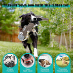IOKHEIRA Dog Toys for Aggressive Chewers,Tough Indestructible Dog Toys,Squeaky Toys for Large Dogs,Durable Dog Chew Toys