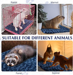 4 Pack Self Warming Cat Pads Self Heating Cat Mat Washable Homeless Dogs Thermal Pads Kennel Pad Reflects Body Heat Warm Crate Bed Mat for Indoor Outdoor Pet