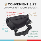 Wildebeest Farallon Bag - Versatile Cross Body Bag, Fanny Pack, Dog Treat Pouch - Secure, Easy Access Pockets, Adjustable Buckle Strap, Poop Bag Dispenser, Water-Resistant, Fits Any Smartphone