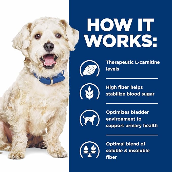 Hill's Prescription Diet w/d Multi-Benefit Digestive/Weight/Glucose/Urinary Management Vegetable & Chicken Stew Wet Dog Food, Veterinary Diet, 5.5 oz. Cans, 24-Pack