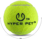 Hyper Pet Tennis Balls for Dogs (Safe Dog Ball, Tennis Balls for Exercise & Training) Interactive Toys work with Hyper Pet K9 Kannon K2 Dog Ball Launcher - 4 Pack 2.5" Green