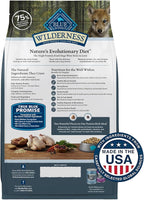 Blue Buffalo Wilderness High-Protein Natural Dry Food for Puppies, Chicken Recipe, 28-lb. Bag