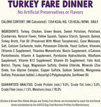 On The Go Dog Food, Chicken Pot Pie Dinner, Turkey Fare Dinner & Homestyle Beef Dinner Variety Pack - 7.5 oz Tray (6 Count), Made in The USA