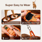 Cat Harness and Leash Set, Step-in Escape Proof Adjustable Vest Harness for Small Medium Large Cats, Lightweight Soft Breathable Reflective Kitten Harness, Easy to Wear for Walking Travel, Camping, M