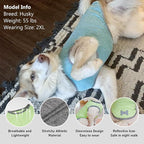 KYEESE 2Pack Dog Shirts with Reflective Label Sun Protection Quick Dry Dog T Shirt Soft Tank Top Stretchy Sleeveless Pet Vest Lightweight Pet Clothes, XX-Large