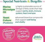 Honest to Goodness Plant Snacks Buddy Boost Cranberry & Pomegranate Recipe Dog Treats, Enriched with Omega 3s & Postbiotics, 8oz