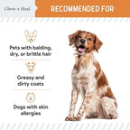 Wild Caught Omega 3 Fish Oil for Dogs - 180 Softgel Capsules for Healthy Skin and Coat - 300 mg Mini Dog Fish Oil Pills for Shedding, Dry Itching Skin, and Hot Spots - Pet Omega Salmon Supplement