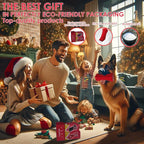 VANFINE Indestructible Squeaky Dog Toy – Tough Rubber Chew Toy for Aggressive Large Dogs, Durable and Safe for Interactive Play