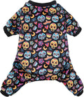 CuteBone Small Dogs Outfit Soft Puppy Onesies Pjs Dog Pajamas Pet Coat Cat Apparel Comfy Doggie Jumpsuit Bodysuit for All Seasons P73XS