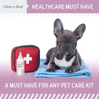 Chew + Heal Labs Dog Ear Cleaner - OTIC Medicated Dog Ear Buildup Drops for Dirt and Wax - 12 oz Advanced Flush with Chlorohexidine and Ketoconazole - Made in The USA