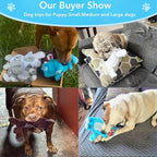Bzonsmart Dog Squeaky Toys.5 Pack Crinkle Value Bundle .Soft Non-Shedding Puppy Toys & Self-Play Teething Toy for Dogs, Cute Pet Supplies .Dog Toys for Chewers, Small, Medium & Large Dogs