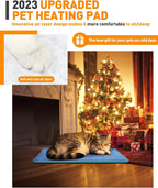 PETNF Pet Heating Pad Temperature Adjustment Anti-bite Puppy with Timer Cat Dog Heating Pad Indoor Waterproof Pet Warming Electric Heated Bed Mat Cat