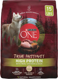 Purina ONE True Instinct High Protein Dry Dog Food Formula with Real Chicken and Duck Natural with Added Vitamins and Minerals Dog Food - 15 lb. Bag