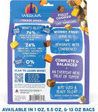 Weruva Dog Freeze Dried, Steak Frites Dinner with Sirloin Tip, Egg, Pumpkin & Sweet Potato, 13oz Bag