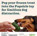WOOF Pupsicle Treat Tray Mold, XL 75 lbs and Up, Silicone Molds for Dog Treats, Dishwasher Safe, Reusable Treat Tray, Freeze Refill Treats For The Pupsicle Toy