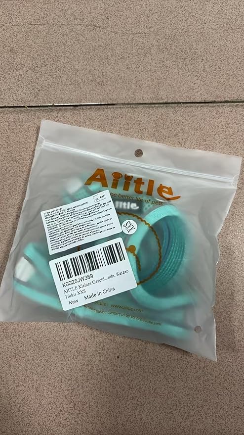 AIITLE Small Harness for Puppy with A Leash - Summer Dog Vest Harness with Super Breathable Mesh, Reflective No-Pull Pet Harness for Outdoor Walking, Camping for Small Dogs, Cats Turquoise XXS