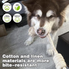 Dog Rope Toy, Rope Toys for Dogs Aggressive Chewers, for Large Dogs for Cleaning Teeth, Bite Resistant, 4 Pack