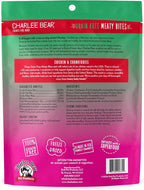 Charlee Bear Grain Free Meaty Bites Freeze Dried Dog Treats with Probiotics, Puppy Training Snacks, Soft Dog Bites Chicken with Cranberries, 2.25 oz Bags (2), Made USA