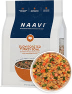 Natural Dog Food - Slow-Roasted Turkey Bowl with Ancient Grains, Vegetables & Fruits - Ideal Wet/Dry Meal or Premium Dog Food Toppers for Picky Eaters (2 lbs)