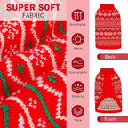 SCENEREAL Dog Sweaters for Small Dogs - Soft, Warm Turtleneck Small Dog Sweater, Ugly Knit Dog Christmas Outfits for Dachshund, Chihuahua, Pug, Yorkie,Winter Pet Clothes Girl Boy, XS