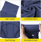 Dog Sweater Pullover Cold Weather Vest for Dogs Dog Sweatshirt & Jacket for Indoor and Outdoor Use (Small, Navy Blue)