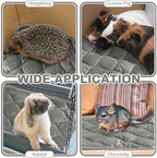 4 Pack Self Warming Cat Mat Self Heating Cat Pad Warm Thermal Pet Bed Washable Dog Crate Pad Body Heat Dog Bed Mat Blanket Non Slip Bottom for Outdoor Indoor Pets