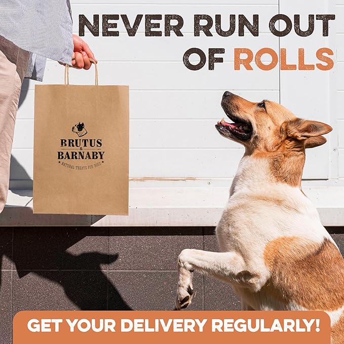 Premium Beef Cheek Rolls for Dogs 5-7" - (3-Pack) Long Lasting, Safe & Natural Rawhide Alternative Chews, Ideal for Large Dogs & Aggressive Chewers, Supports Dental Health & Digestion