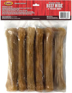 Cadet Premium Grade Pressed Beef Hide Bones, Long Lasting Rawhide Dog Chews, 8 Inch (6 Count)