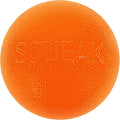 Outward Hound by Planet Dog Squeak Ball Bouncy Fetch Dog Toy, Orange