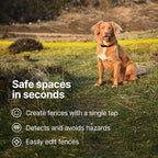 Halo Collar 5, New Wireless Dog Fence & GPS Dog Collar, Subscription Required, Waterproof, Midnight, One Size