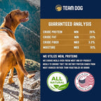 Team Dog Essential Blend Duck & Lamb Dog Food with Whole Oats | Sensitive Stomach Dog Food | Gluten Free, GMO Free, No Corn, Wheat or Soy | All Life Stage Formula (33 lb)