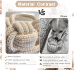 Dog Rope Toy, Rope Toys for Dogs Aggressive Chewers, for Large Dogs for Cleaning Teeth, Bite Resistant, 3 Pack