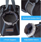 Cinf Cat Nail Clipping Cleaning Grooming Restraint Bag （Free Muzzle） No Scratching Biting for Bathing Nail Trimming Injecting Examining(Black,S)