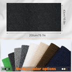 Cat Scratch Furniture Protector - 78.7" x 17" Trimmable Self-Adhesive Cats Claws Scratch Pads, DIY Cat Climbing Couch Protector for Scratch Post Cat Tree Replacement Indoor (Black)