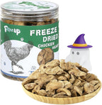 PAWUP Freeze Dried Chicken Heart Pet Treats, High Protein Freeze-Dried Pet Food for Dogs, Cats, Fresh Ingredient, 3.2 oz, Rawhide Free, Gluten&Grain Free