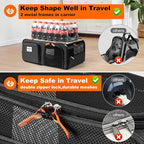 19x13x9 TSA Approved top Expandable pet Carrier for Small Dog Puppy cat up to 10 lbs Weight and 18'' Length, for Southwest Spirit Canada Airlines