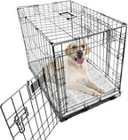 Dog Bed Crate Mat(42" X 28"), Soft Plush Dog Bed Pad Machine Washable Crate Pad, Dog Sleeping Mat with Anti Slip Bottom