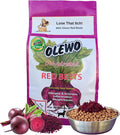 Olewo Original Red Beets for Dogs – Natural Anti Itch for Dogs, Dog Food Topper, Immune, Cleansing, Skin & Coat Support, Dehydrated Whole Food Dog Multivitamin, Fiber for Dogs, 1 lb