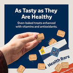 Blue Buffalo Health Bars Oven-Baked with Natural Ingredients Bacon, Egg & Cheese Crunchy Dog Biscuits, 3.5 lbs.