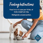 Blue Buffalo Blue's Stew Natural Wet Dog Food, Made with Natural Ingredients, Hearty Beef and Country Chicken Variety Pack, 12.5-oz Cans, 6 Count