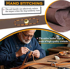 Leather Dog Leash 6 ft x 3/4 inch,Strong and Soft Heavy Duty Genuine Leather Dog Leash for Large, Medium, Small Dogs Premium Leather Leash for Dogs