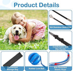 Flirt Pole for Dogs Interactive Dog Pole Toy for Large Medium Small Dogs, Dog Teaser Pole for Tug of War, Flirt Pole with Lure Ball (Standard&Extended Pole+Tensile Rope)