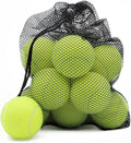 Magicorange Tennis Balls, 12 Pack Advanced Training Tennis Balls Practice Balls, Come with Mesh Bag for Easy Transport, Good for Beginner Training Ball