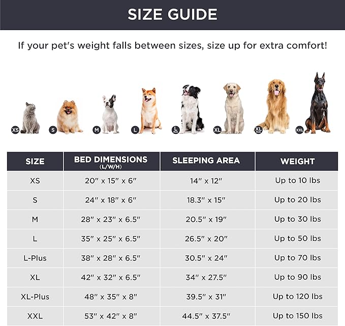 Bedsure L Plus Orthopedic Dog Bed for Large Dogs - Washable Dog Cat Bed Waterproof, L Plus Big Comfort Dogs Couch Sofa with Washable Removable Cover, Pet Bed with Nonskid Bottom, Dune Haze Blue, 38"