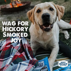 Best Bully Sticks Hickory Smoked Jumbo 6 Inch Bully Sticks - 12 Count (Pack of 1) - Natural, Grain and Odor-Free, Smoky Aroma, No Additives, Grass-Fed