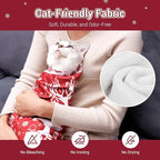 27.5" Large Cat Wrap for Nail Trimming，Self-adherent Cat Grooming Wrap for Adult Cat & Small Dog, Anti-Scratch Cat Swaddle Burrito Wrap for Medicine,Nail Clipping,Ear Cleaning,Teeth Brushing