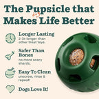 WOOF Pupsicle and Treat Tray - Long-Lasting Interactive Dog Toys and Silicone Dog Treat Mold - Keep Your Pup Busy - Easy to Clean - Toys for Medium and Large Dogs 25-75 lbs