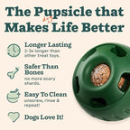 WOOF Pupsicle and Treat Tray - Long-Lasting Interactive Dog Toys and Silicone Dog Treat Mold - Keep Your Pup Busy - Easy to Clean - Dog Toys for XL Dogs 75 lbs and Up